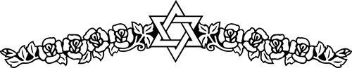 Star of David Floral